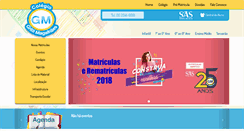 Desktop Screenshot of colegiogrillimagalhaes.com.br