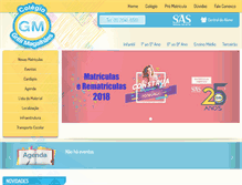 Tablet Screenshot of colegiogrillimagalhaes.com.br